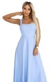 8252633-4 AURELIA długa sukienka na wesele z rozcięciem i dekoltem w caro - błękitna z brokatem-10