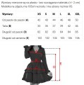 657-2 Elegancka sukienka midi z kopertowym dekoltem i tiulowymi rękawami - beżowa-9 8360 