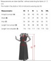 675-4 Rozkloszowana sukienka midi z kopertowym dekoltem i krótkim rękawkiem - morska-12 8435 