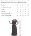 693-1 Dopasowana ołówkowa sukienka z krótkim rękawkiem i ozdobnym dekoltem - bordowa-9 8453 