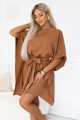 287-49 SOFIA Kobieca sukienka typu motyl z wiązaniem w pasie - toffi-5 8481 
