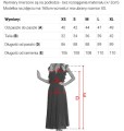 695-1 ALVA Rozkloszowana sukienka midi na szerokich ramiączkach - bordowa-12 8494 