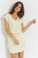Letnia sukienka LENA o prostym kroju - żółta