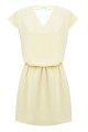 Letnia sukienka LENA o prostym kroju - żółta