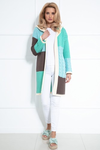 Lekki kardigan bawełniany z kapturem – pastelowy must-have na wiosnę i lato